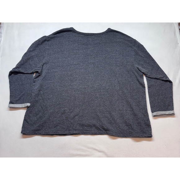 Lane Bryant Women's Gray Damask Print Long Sleeve Top Plus‎ Size 26 / 28 - Picture 6 of 8